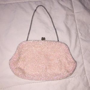 Pink Beaded Bag
